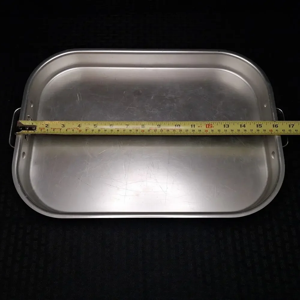 Vintage Wear Ever 918 Heavy Duty Aluminum Base Roasting Pan